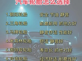 高端汽车应该选择哪种轮胎？轮胎的性能如何匹配汽车需求？