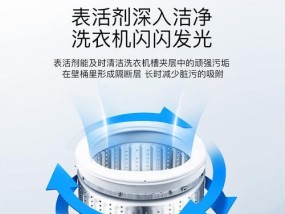 如何用洗涤剂彻底清洁洗衣机（省时省力）