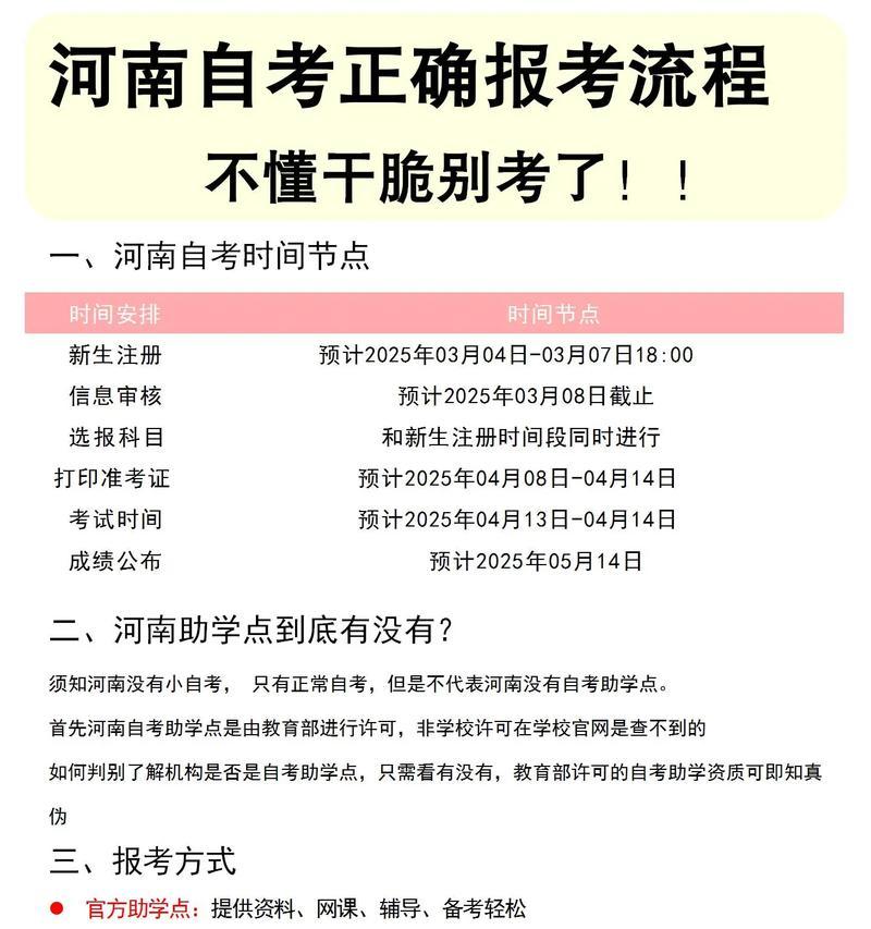 自考报名到考试详细流程是怎样的？需要哪些步骤和注意事项？  第2张