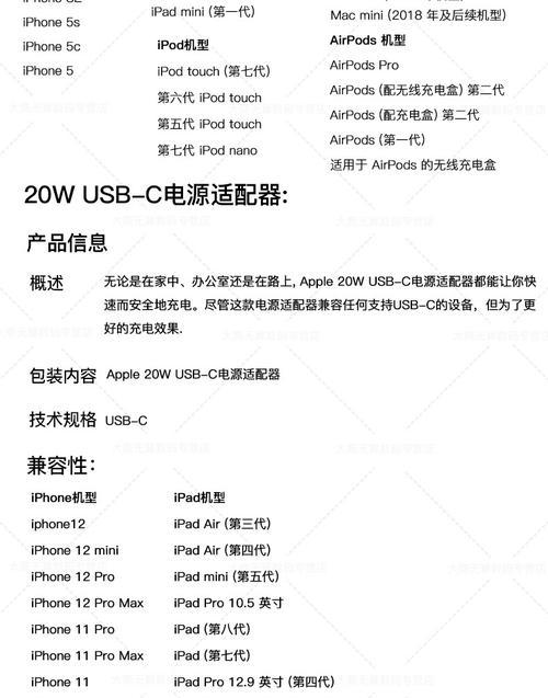 双C口充电器对苹果快充功率是多少？如何选择合适的充电器？  第3张
