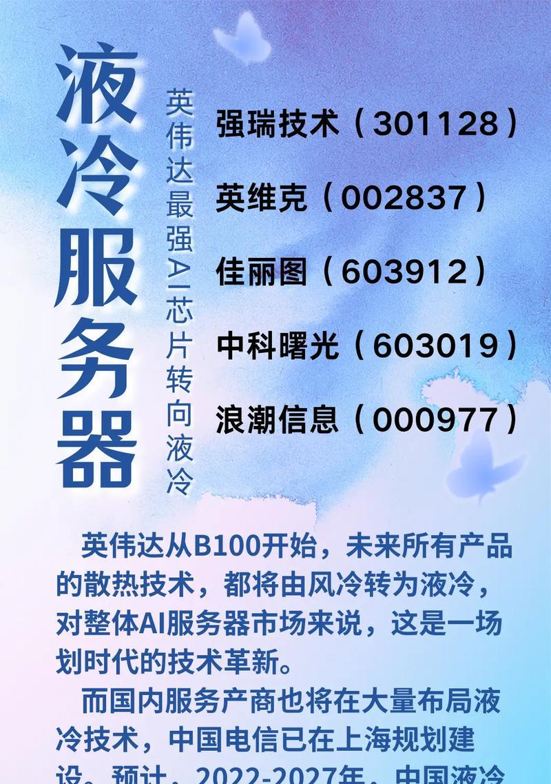 液冷服务器的英文缩写是什么？液冷服务器有何特点？  第1张
